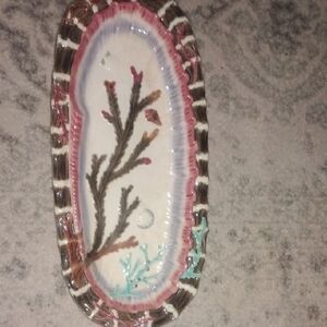 1885 Wedgewood Majolica Shellfish Dish